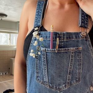 Old navy denim overalls
